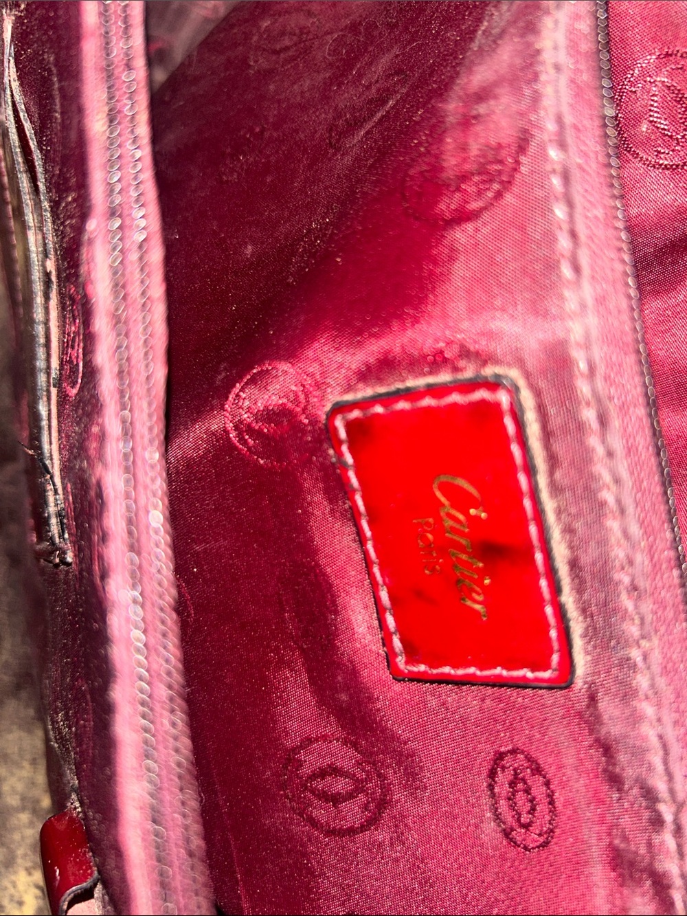 Cartier vintage Red Women's Tote Bag - Picture 12 of 16